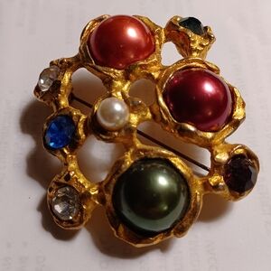 Vintage Abstract Brooch